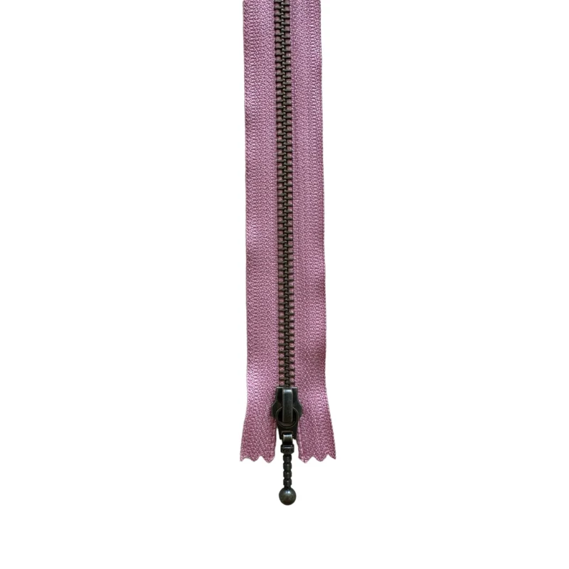 YKK Fast Lynlås Antik Messing 6 mm 35 cm 070