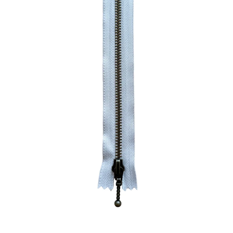 YKK Fast Lynlås Antik Messing 6 mm 35 cm 336