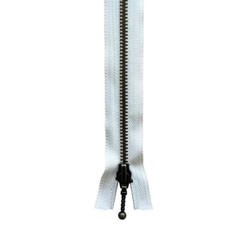YKK Delbar Lynlås Antik Messing 6 mm 45 cm 571