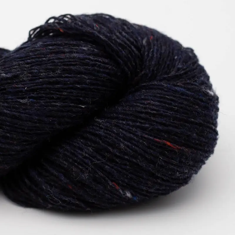 BC Garn Loch Lomond Lace GOTS 16 Natblå