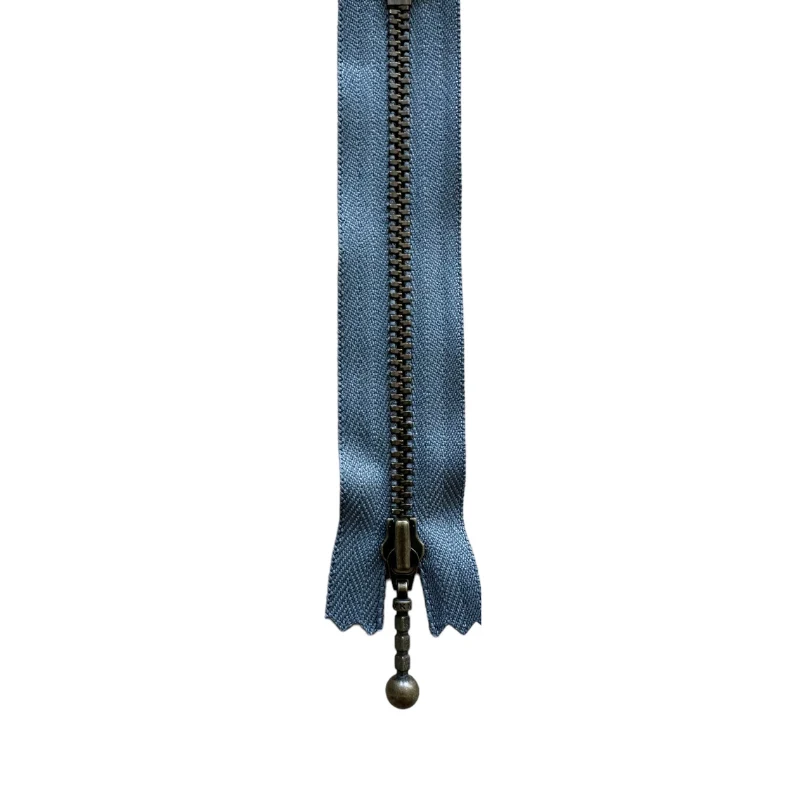 YKK Fast Lynlås Antik Messing 4 mm 20 cm 578