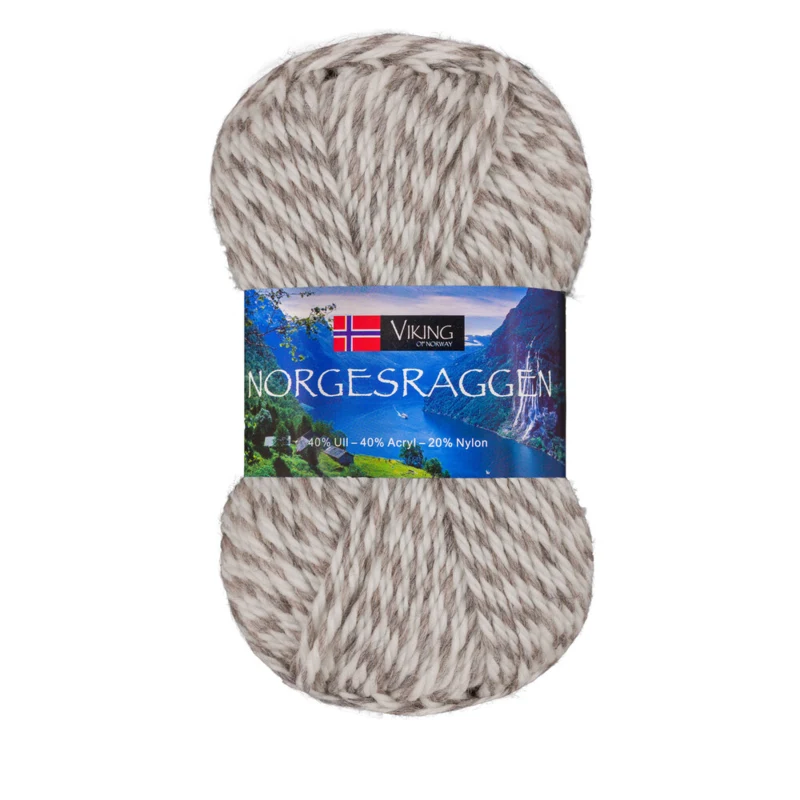 Viking Norgesraggen 820 Hvid/grå