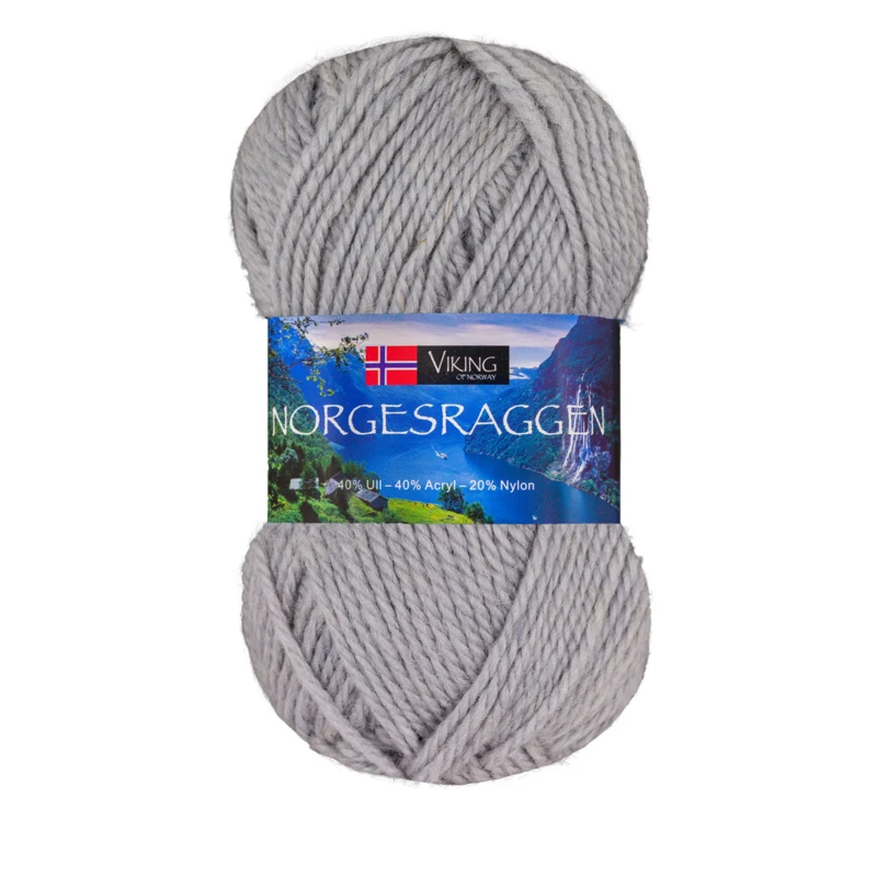 Viking Norgesraggen 813 Lys grå