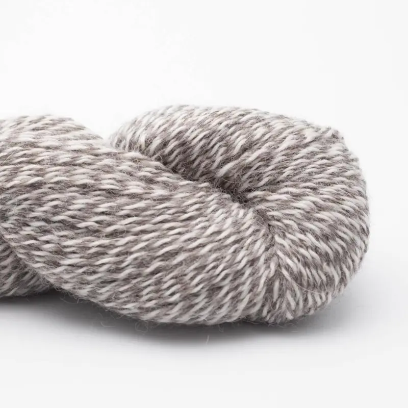 BC Garn Babyalpaca 10/2 RAS 102 Naturlig-Grå-Melange (uindfarvet) RAS