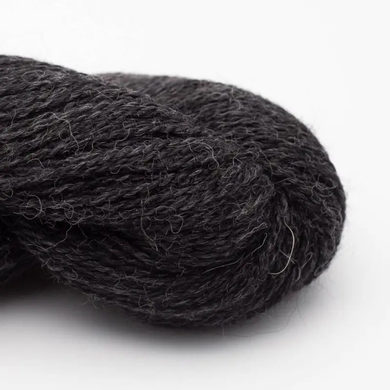 BC Garn Babyalpaca 10/2 RAS 104 Antracit (uindfarvet) RAS
