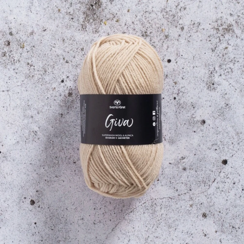 Svarta Fåret Giva 022 Skaldyr beige