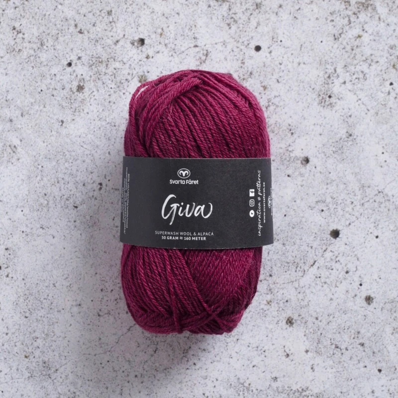 Svarta Fåret Giva 046 Sangriarød
