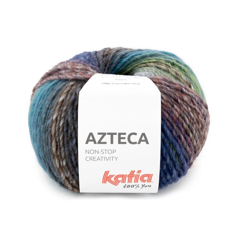Katia Azteca 95 Blå-grøn-rød