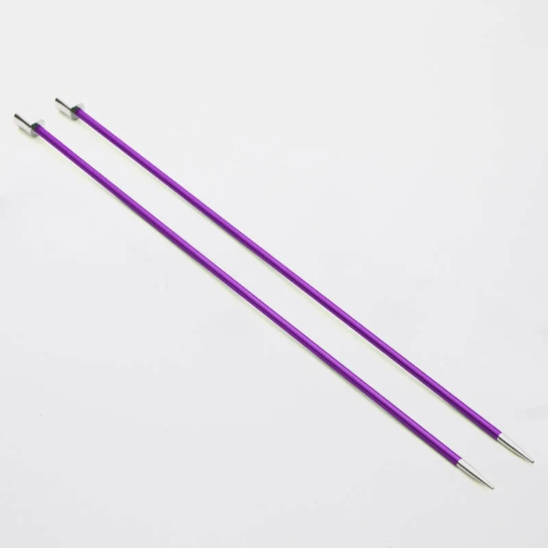 KnitPro Zing enkeltspidsede strikkepinde sæt 25 cm / 10" 4.50 mm