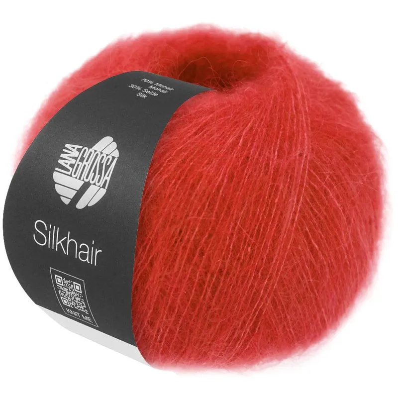 Lana Grossa Silkhair 215 Klar rød
