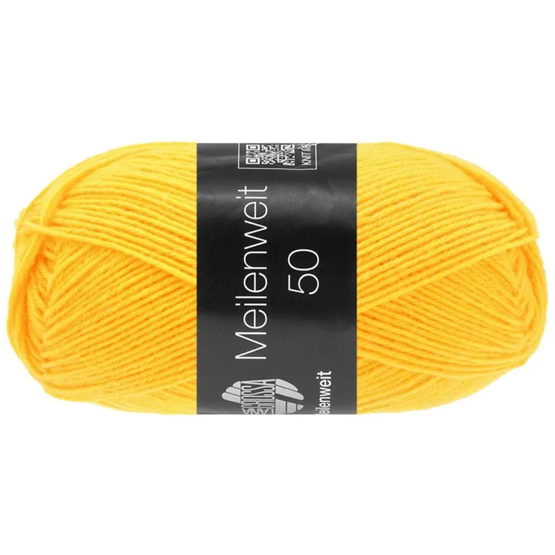 Lana Grossa Meilenweit 50 1421 Kanariegul