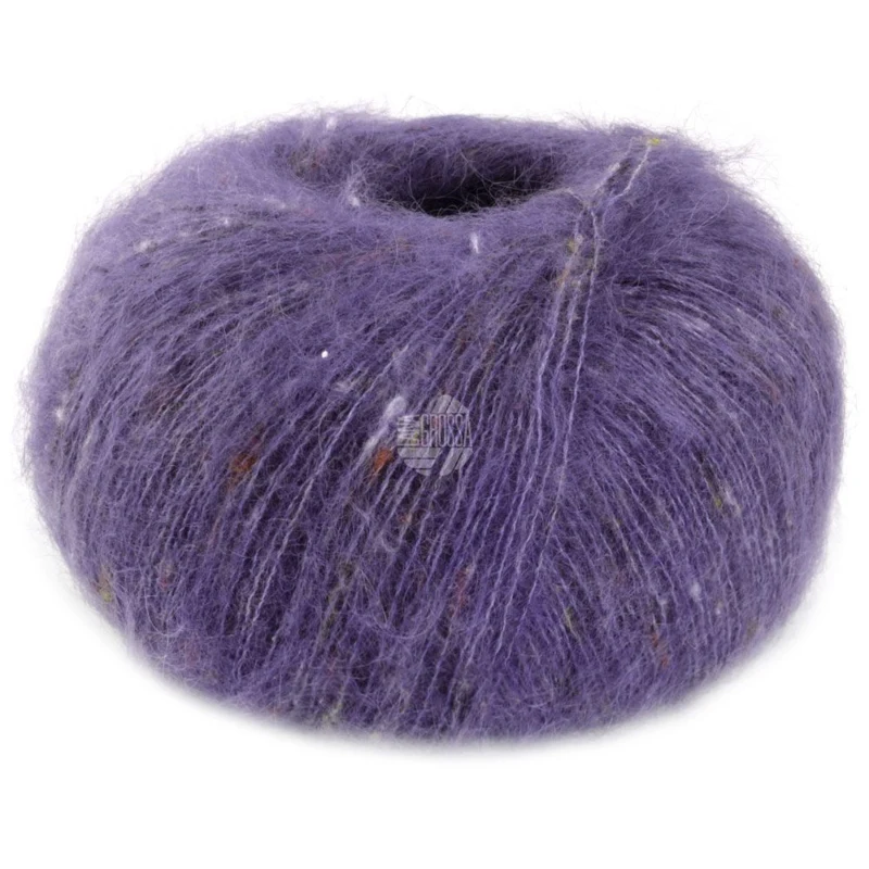 Lana Grossa Natural Superkid Tweed  630 Lilla