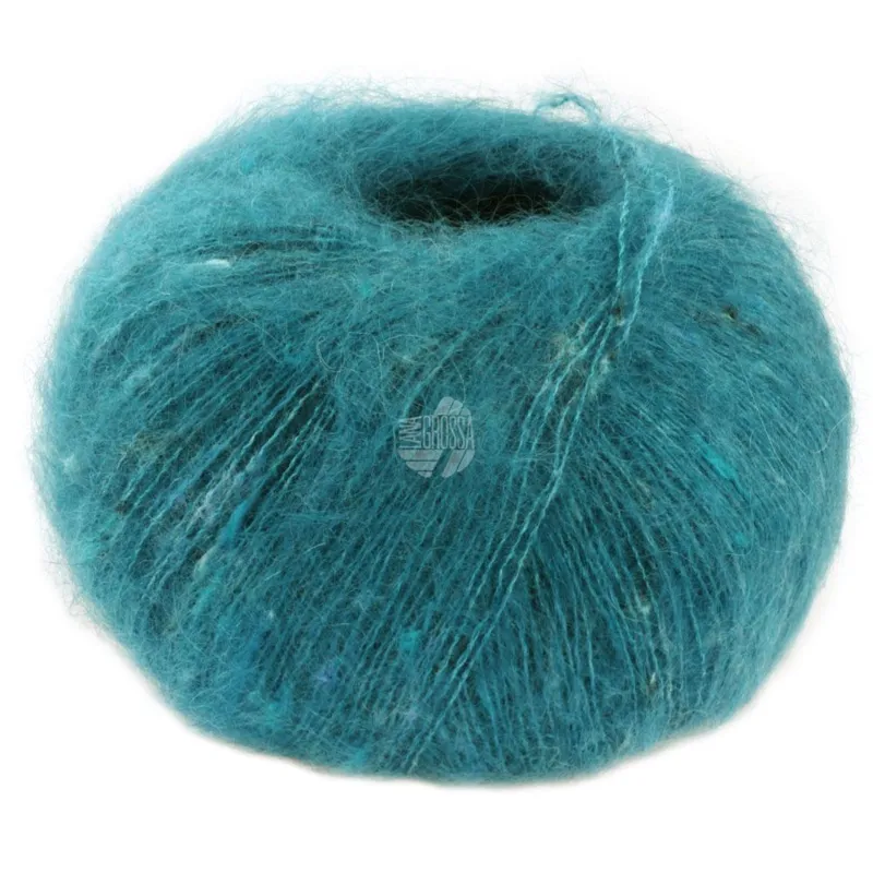 Lana Grossa Natural Superkid Tweed 631 Turkis