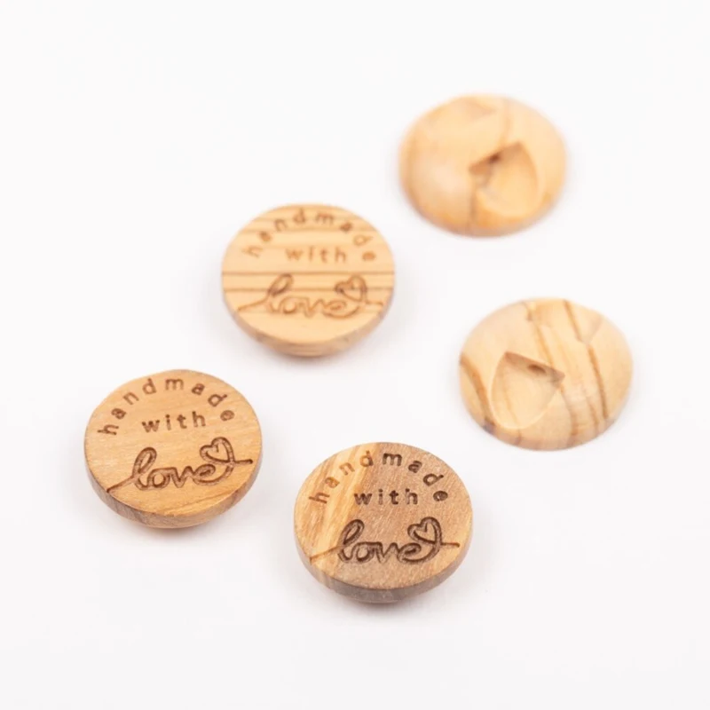 DROPS Handmade With Love, Knap, 15 mm (nr. 805)