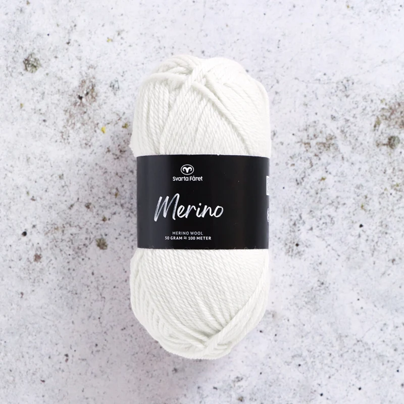 Svarta Fåret Merino 30 Snehvid