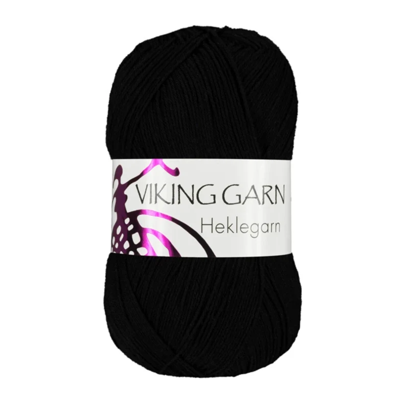 Viking Heklegarn 12/4 803 Sort