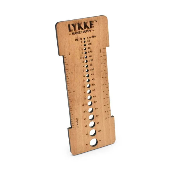 Lykke Pindemåler (1.75-12.00 mm) Beechwood