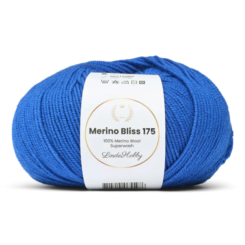 LindeHobby Merino Bliss 175 24 Koboltblå
