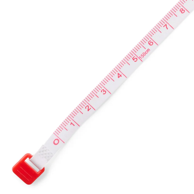 LindeHobby Udtrækkeligt målebånd, 150 cm Rød