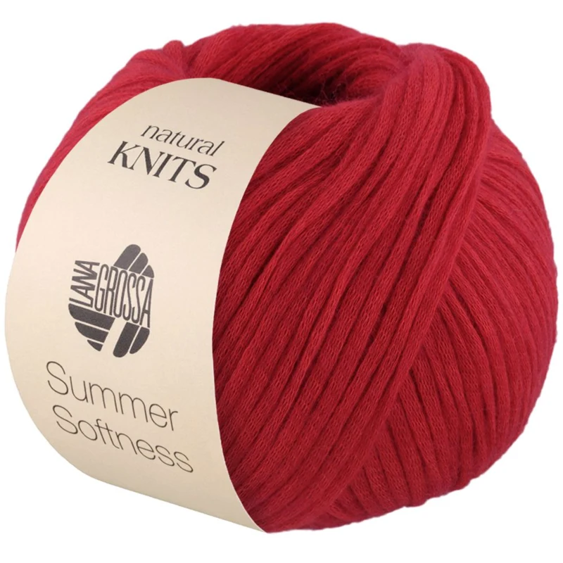 Lana Grossa Summer Softness 07 Rød