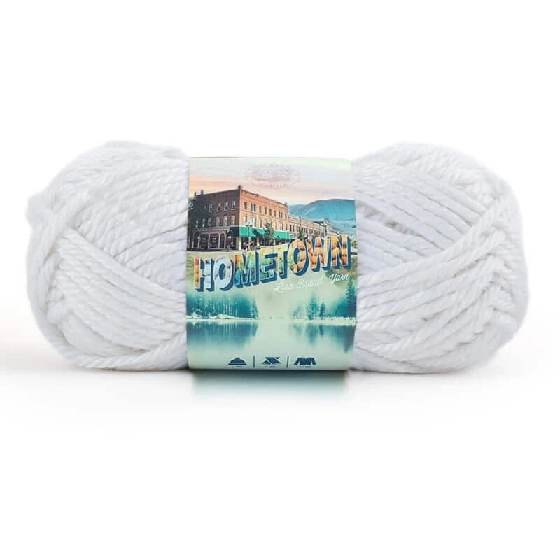 Lion Brand Hometown 135-100R New York White
