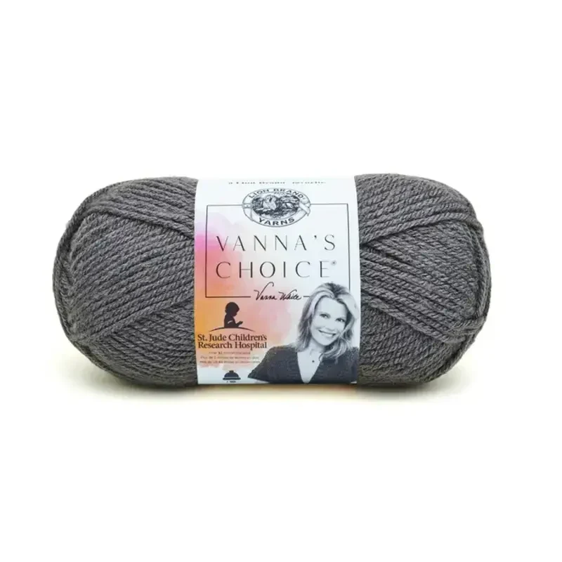 Lion Brand Vanna's Choice 860-151D Charcoal Grey