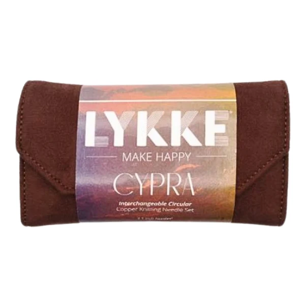 LYKKE Udskiftelige Rundpindesæt Cypra, Brun, 9 cm