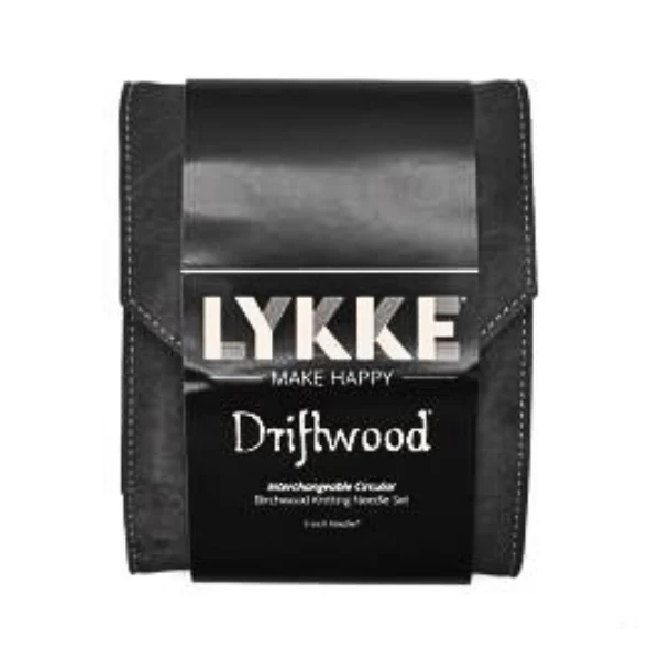 LYKKE Udskiftelige Rundpindesæt Driftwood, Starter Set, Grå, 13 cm