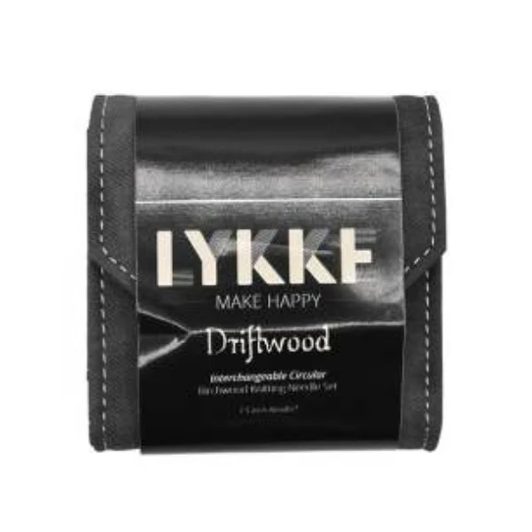 LYKKE Udskiftlige Rundpindesæt Driftwood, Starter Set, Grå, 9 cm