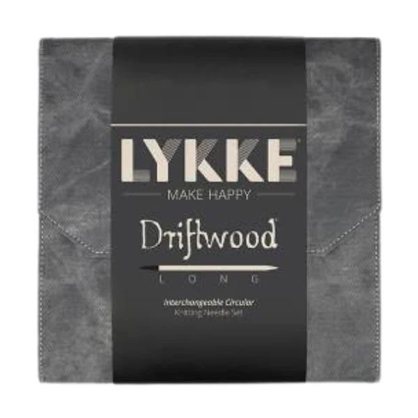 LYKKE Udskiftelige Rundpindesæt Driftwood Long, Grå, Forskellige længder