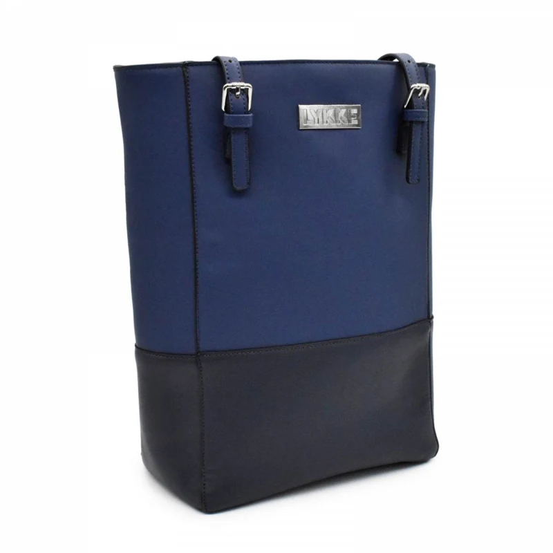 LYKKE Lyra Tote Bag Marineblå