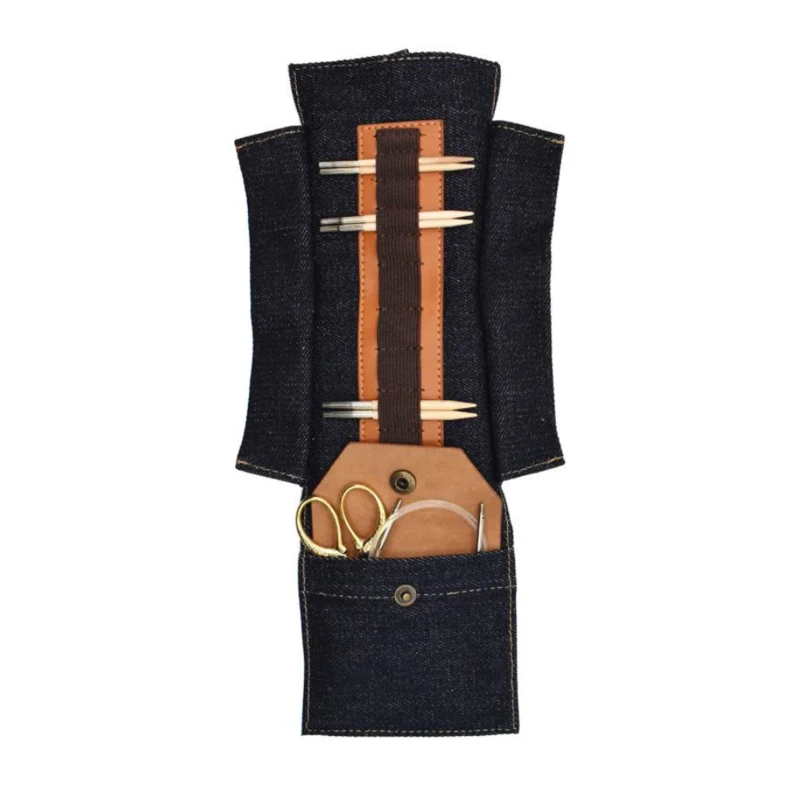 LYKKE Taylor Etui til Udskiftbare Rundpinde, 9 cm Lysebrun