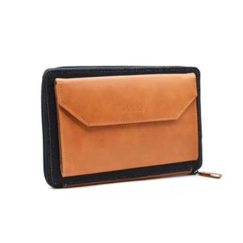 LYKKE Oxford Etui til Udskiftbare Rundpinde, 13 cm Lysebrun