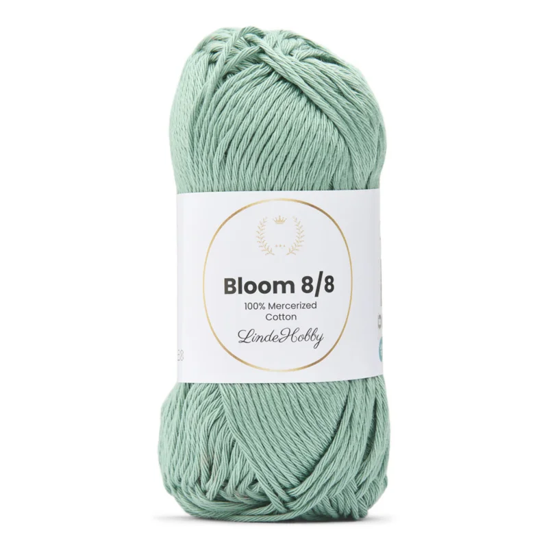 LindeHobby Bloom 8/8 Mercerized Cotton 19 Vintagegrøn