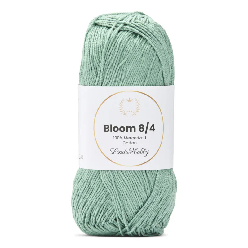 LindeHobby Bloom 8/4 Mercerized Cotton 19 Vintagegrøn
