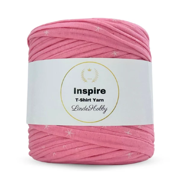 LindeHobby Inspire Print 178  Lyserød med tryk