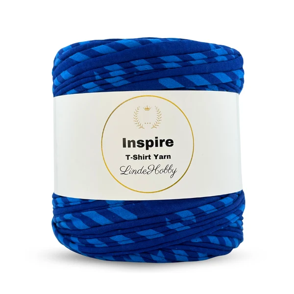LindeHobby Inspire Print 53 Blå striber