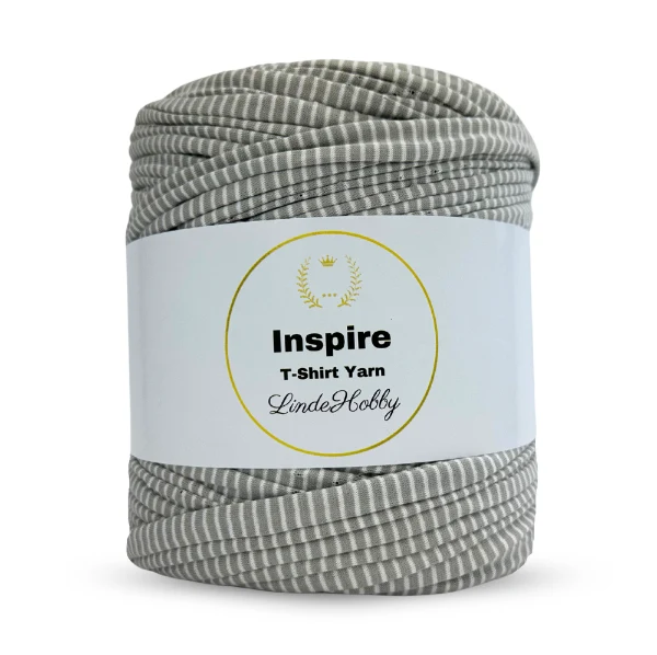 LindeHobby Inspire Print 03 Grå med striber