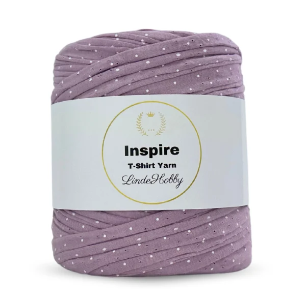 LindeHobby Inspire Print 121 Lilla med prikker
