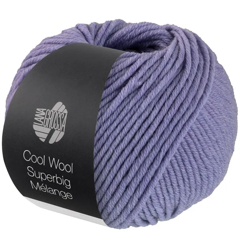 Lana Grossa Cool Wool Superbig 205 Lilla meleret