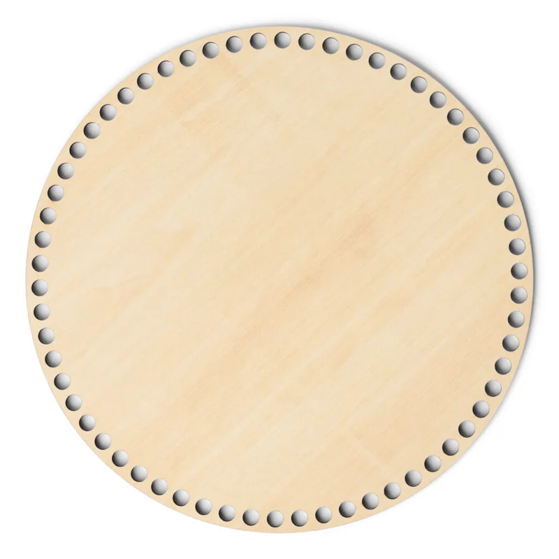 LindeHobby Taskebund, Rund, Krydsfiner 25 cm