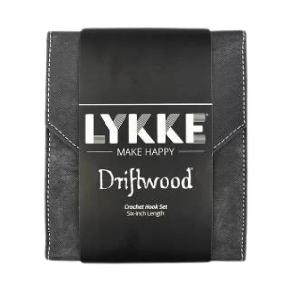LYKKE Hæklenålesæt Driftwood, Grå, 15 cm