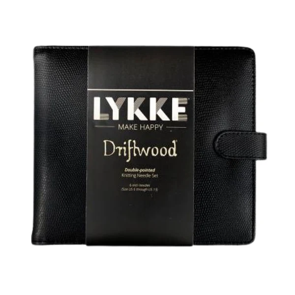 LYKKE Strømpepindesæt Driftwood, Sort, 15 cm (4.00-9.00 mm)