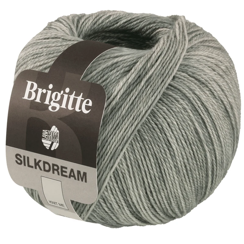 Lana Grossa Brigitte Silkdream 15 Grå