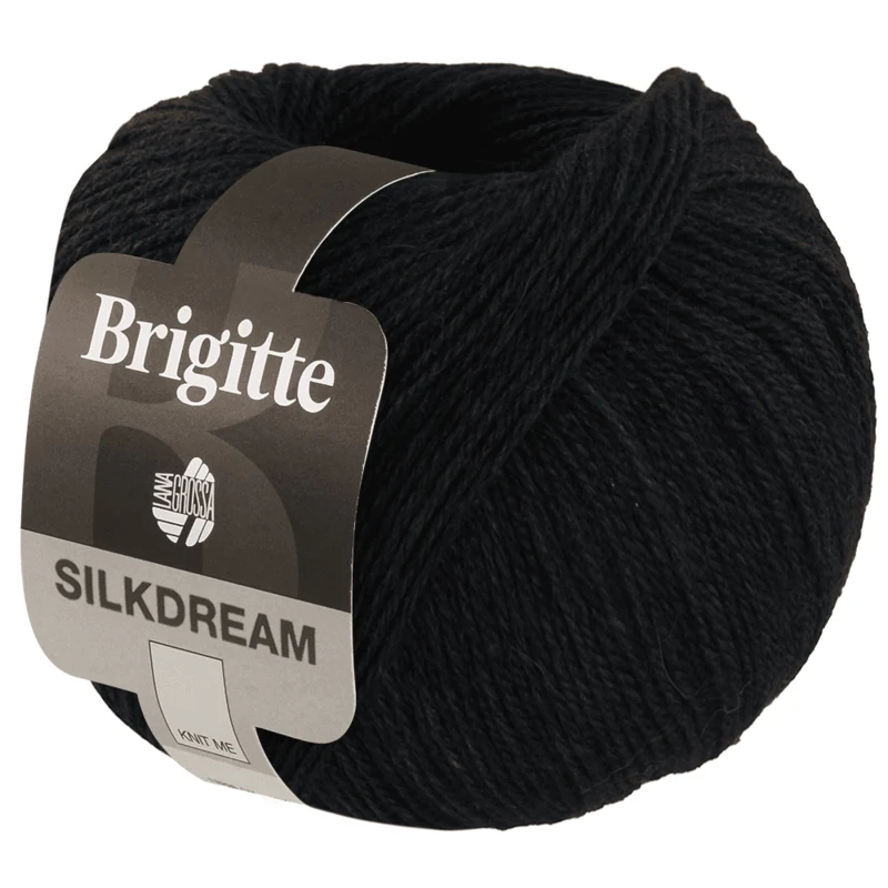 Lana Grossa Brigitte Silkdream 16 Antracit