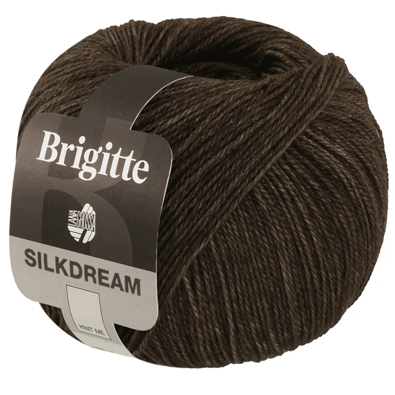 Lana Grossa Brigitte Silkdream 03 Gråbrun