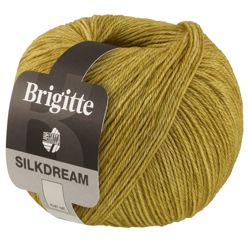 Lana Grossa Brigitte Silkdream 08 Sennepsgul