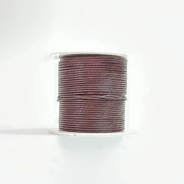 HobbyArts Lædersnor, 10 m, Mørk brun 1.00 mm