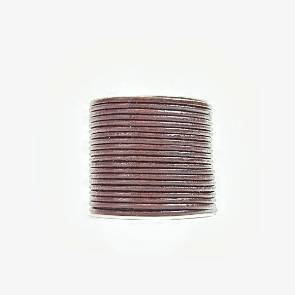 HobbyArts Lædersnor, 10 m, Mørk brun 2.00 mm