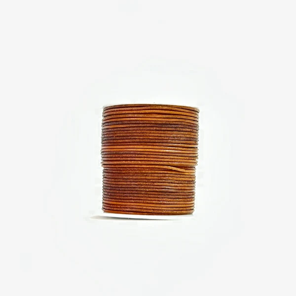 HobbyArts Lædersnor, 10 m, Mørk Natur 1.00 mm